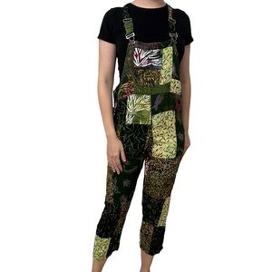 Patchwork Green Jumpsuit